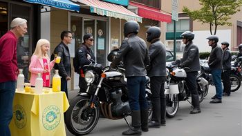 El video que une a una nena, su mamá y una banda de motoqueros ¡ayudaron sin esperar nada y recibieron todo!