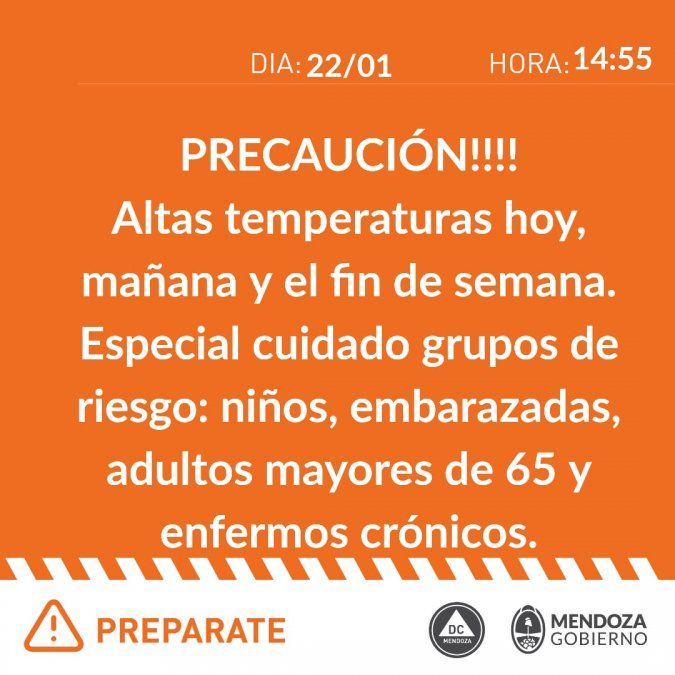 El pronóstico del tiempo indica calor intenso hasta el martes.