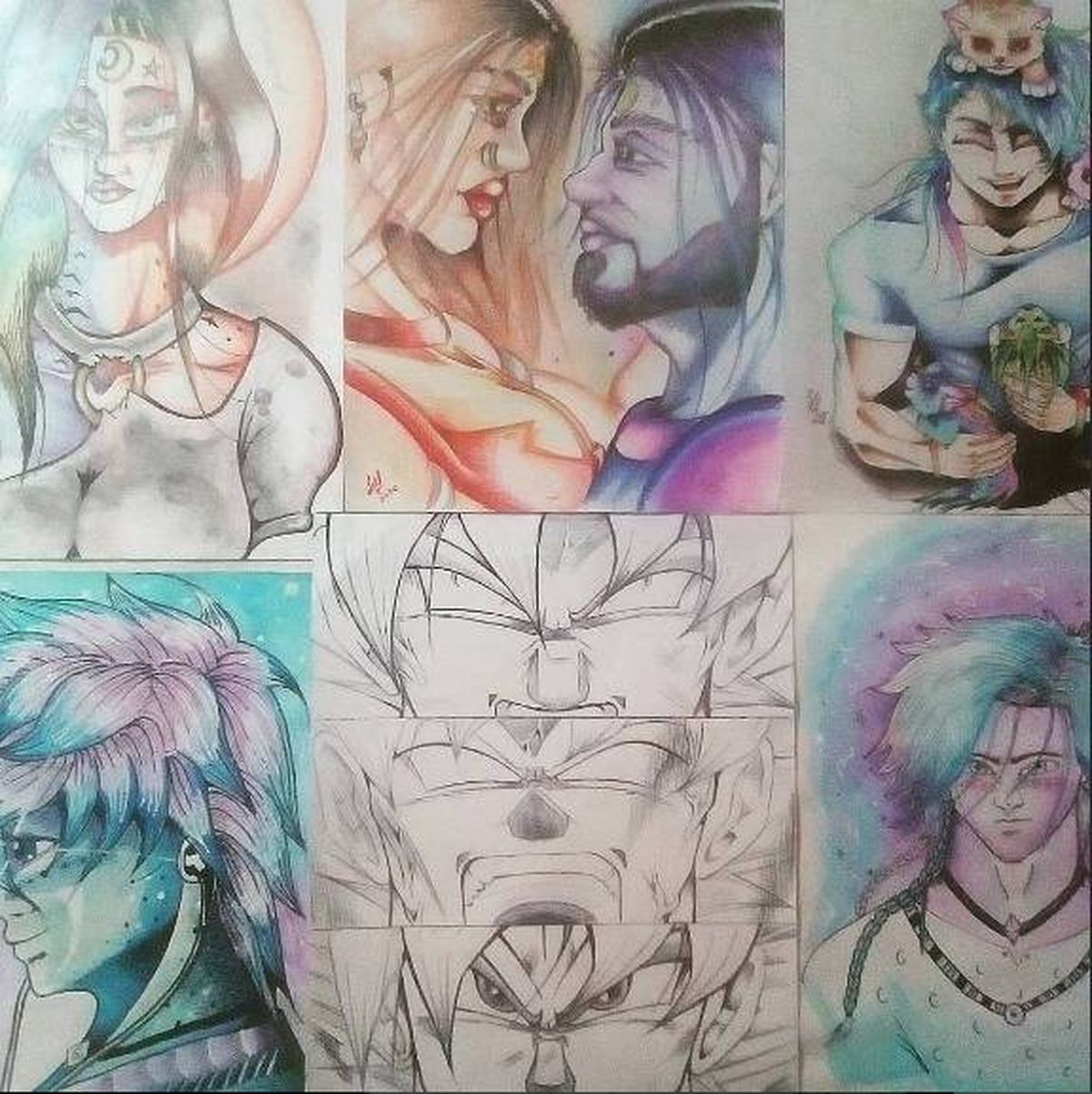 Uno de los tantos dibujos de cómics en exhibición. Uno de los tantos dibujos de cómics en exhibición.