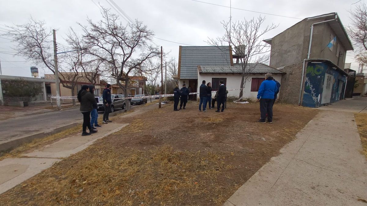 Una imagen del barrio donde ocurrió el hecho, en Godoy Cruz.