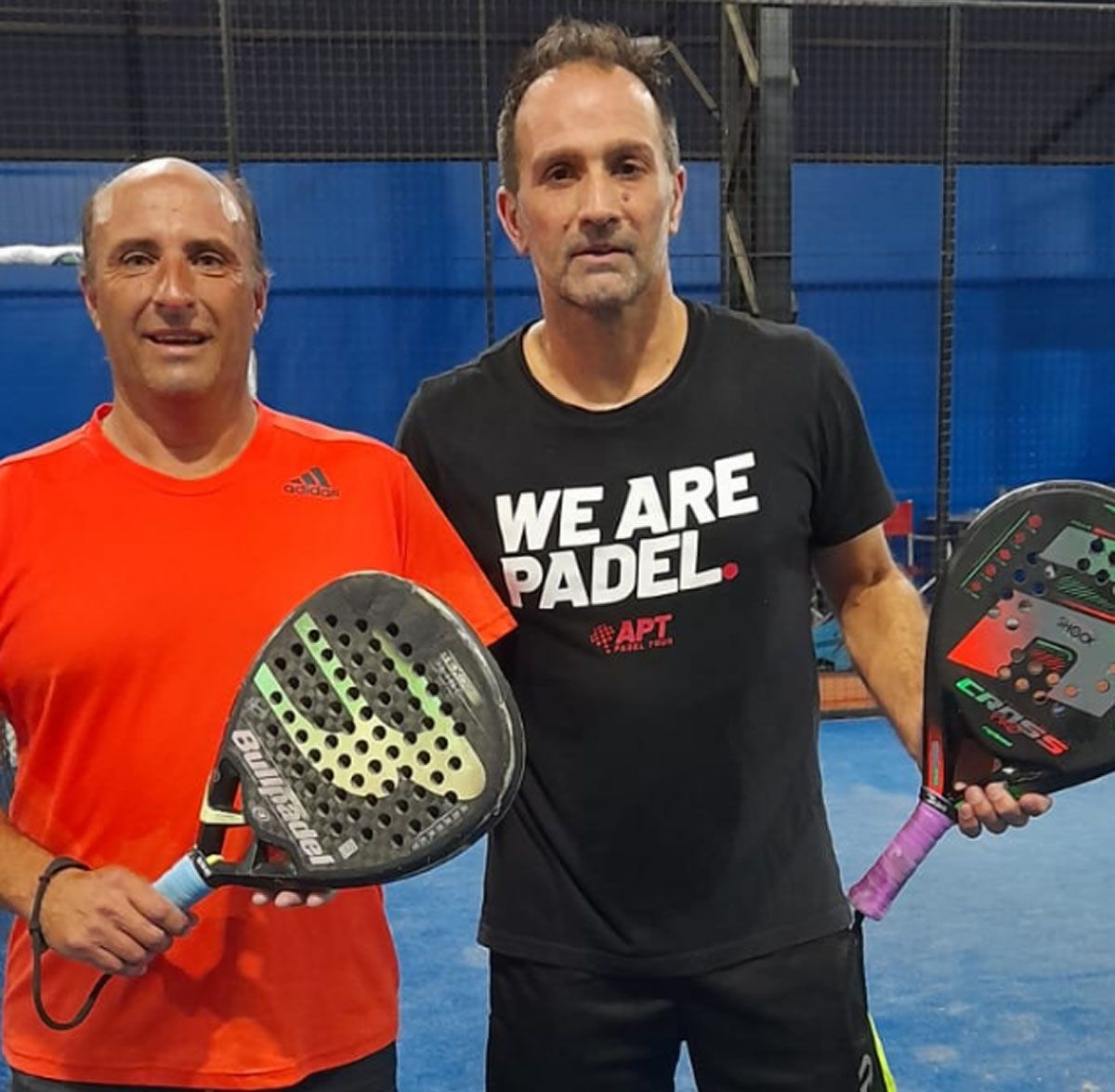 Gustavo Mesa y Adrián Gavazza fueron semifinalistas en +45 A