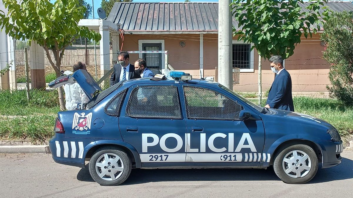 La subcomisaría de El Sauce (Guaymallén), donde ocurrió el crimen.