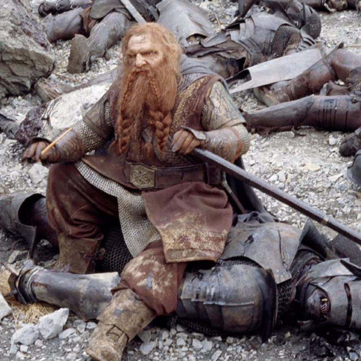 Gimli en la película Gimli en la película