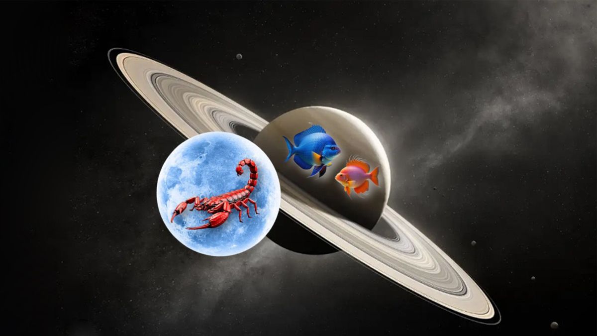 Astrología: los 4 signos favoritos por la unión de la Luna en Escorpio con Saturno en Piscis