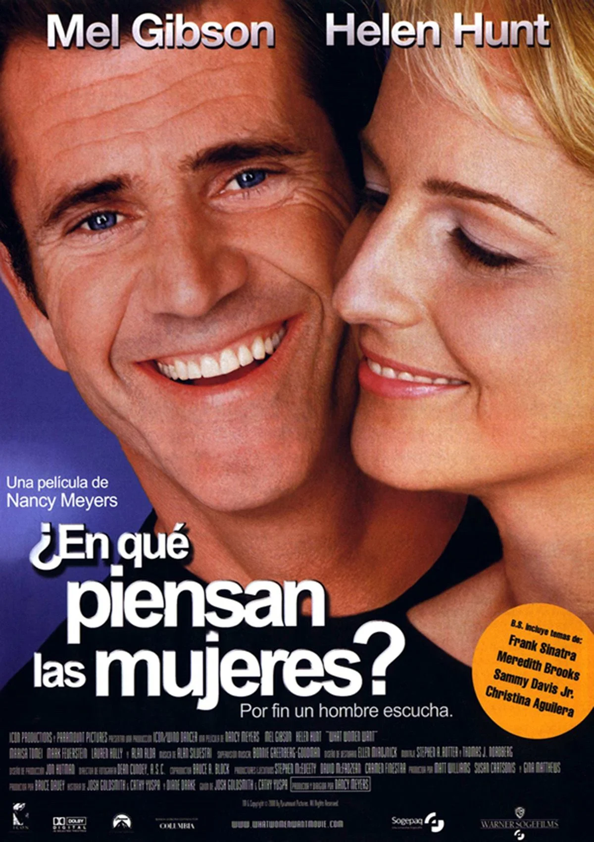 Comedia. Mel Gibson y Helen Hunt la rompen en la pel&iacute;cula &iquest;En qu&eacute; piensan las mujeres?