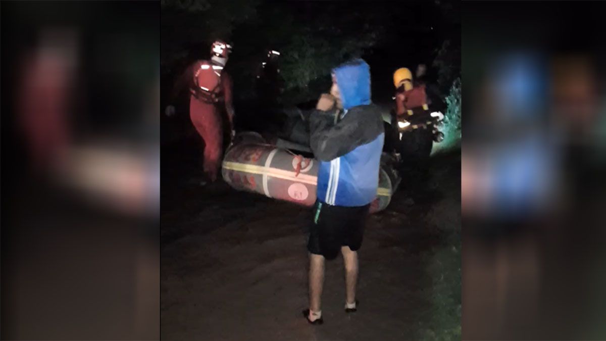 Por la intensa tormenta en Mendoza, varias personas fueron evacuadas en Luján
