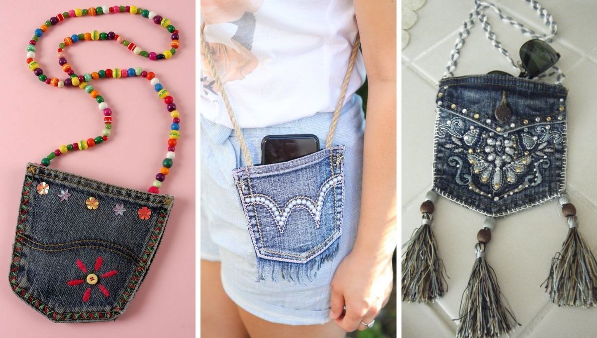 Reciclar jeans viejos. Reciclar jeans viejos.