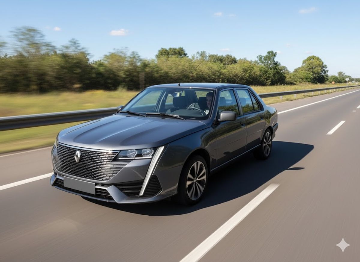 Así sería el nuevo Renault 18, según la inteligencia artificial. Así sería el nuevo Renault 18, según la inteligencia artificial. 