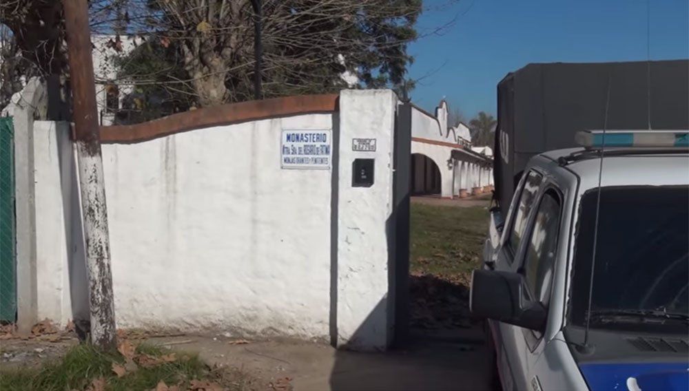 Impresionante video del interior del monasterio en el que José López quiso esconder los U$S 8 millones