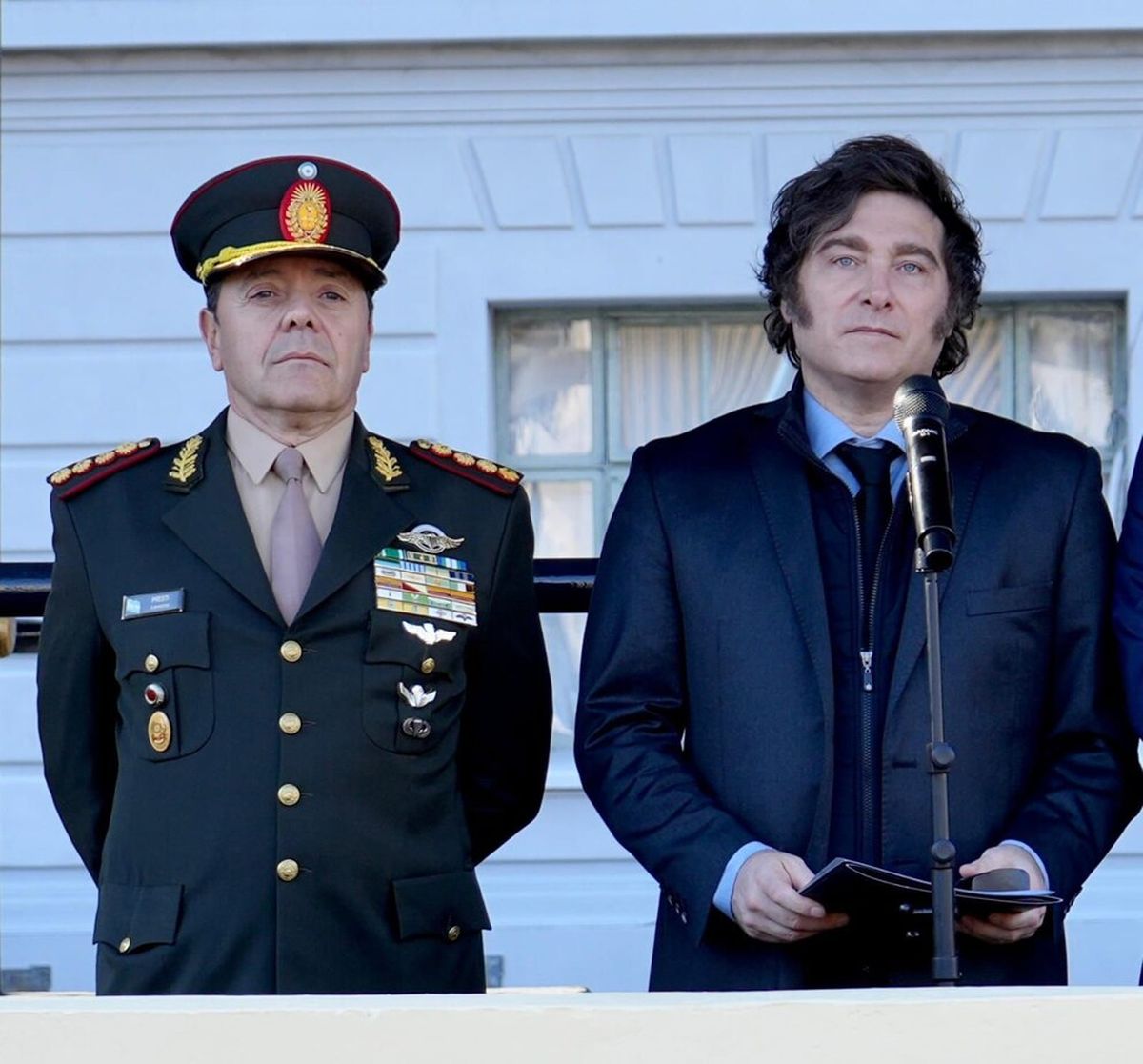 Carlos Alberto Presti y el presidente Javier Milei.