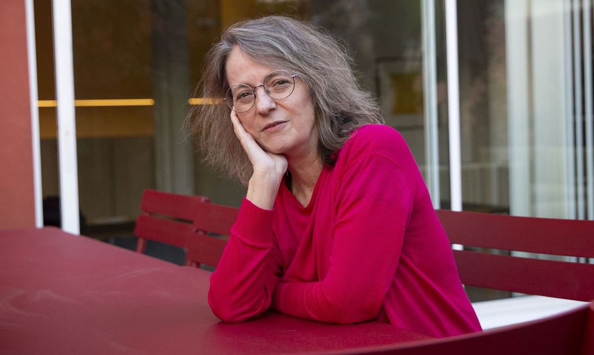 photoMarta Sanz: Estamos viviendo una reducción del léxico y de la sintaxis por el mal uso de las redes sociales.  Imagen gentileza  Elisenda Pons