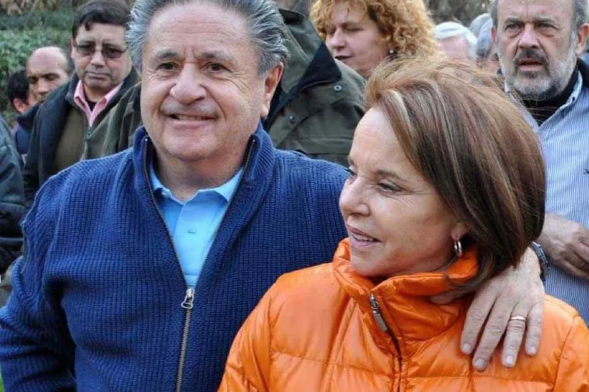 El expresidente Eduardo Duhalde y su esposa Hilda Chiche Duhalde.