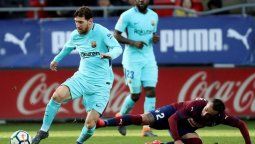 Para aplaudir de pie e ilusionarse: milimétrica asistencia de Messi