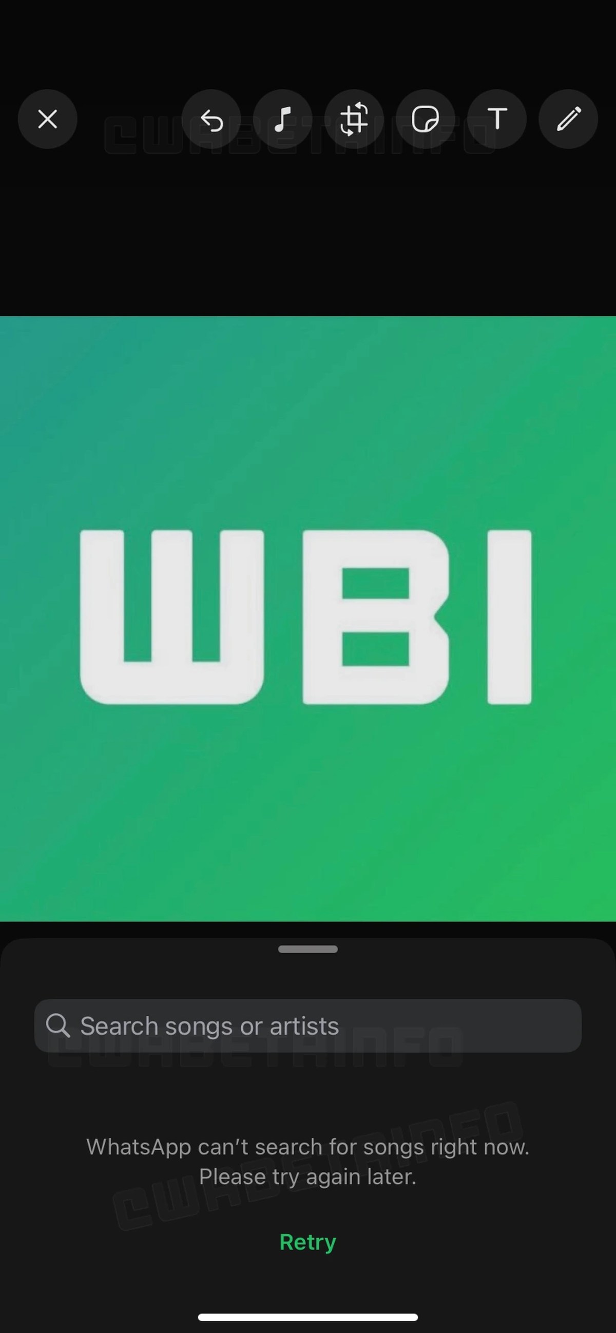 En tus estados verás el símbolo de la música para añadir melodía a tus estados. Foto: WABI. En tus estados verás el símbolo de la música para añadir melodía a tus estados. Foto: WABI.