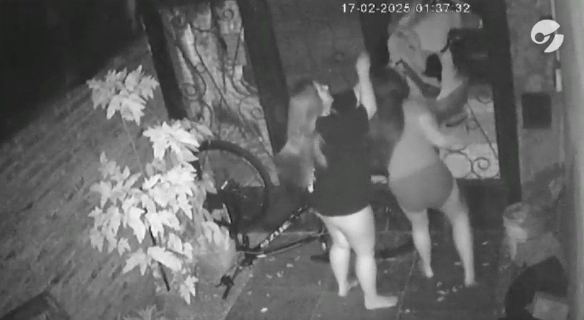 Ladrón golpeado: entró a robar una bicicleta en una casa