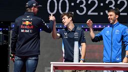 Franco Colapinto está con Verstappen y Gasly.