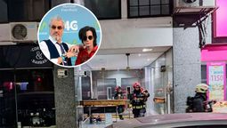 El hijo del conductor Roberto Pettinato fue una de las personas heridas tras un incendio, donde murió una persona.