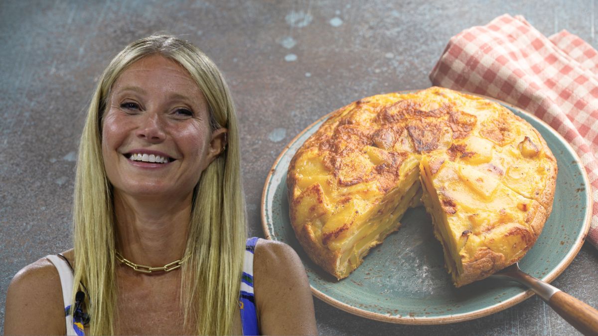 Gwyneth Paltrow enseñó a preparar una auténtica tortilla de papas española