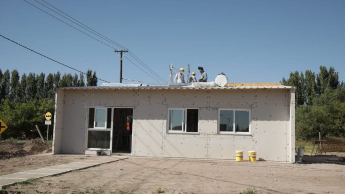 Las viviendas industrializadas ya alcanzan a un 32% del total de las unidades construidas en Mendoza.