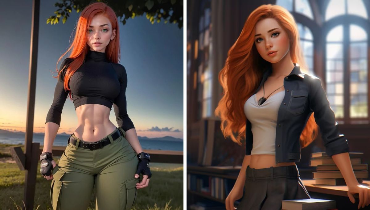 Kim Possible según la Inteligencia Artificial. Kim Possible según la Inteligencia Artificial.