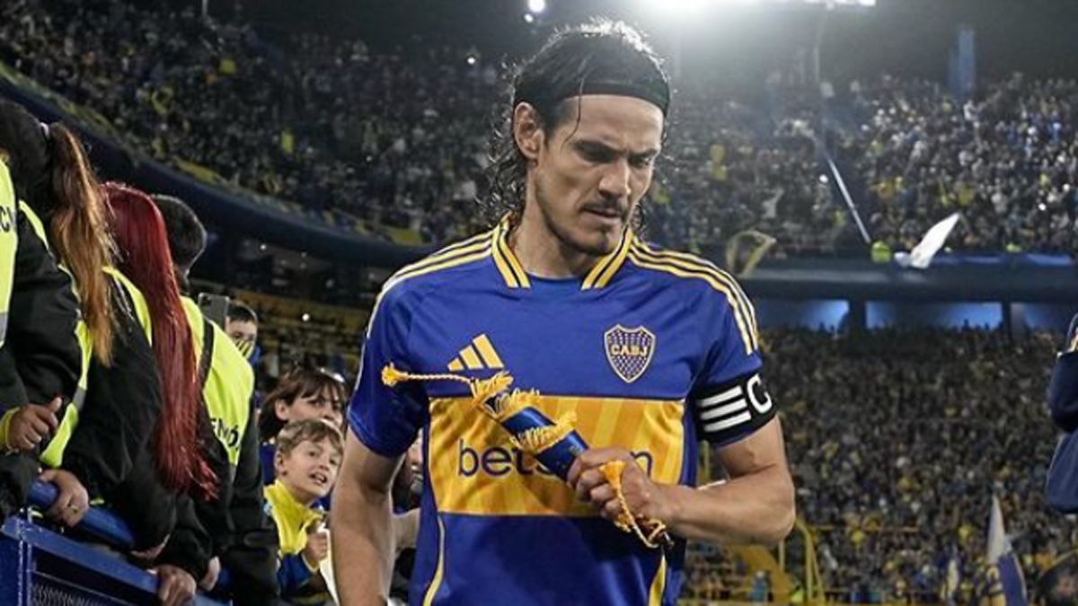 Cavani es muy querido en Boca.