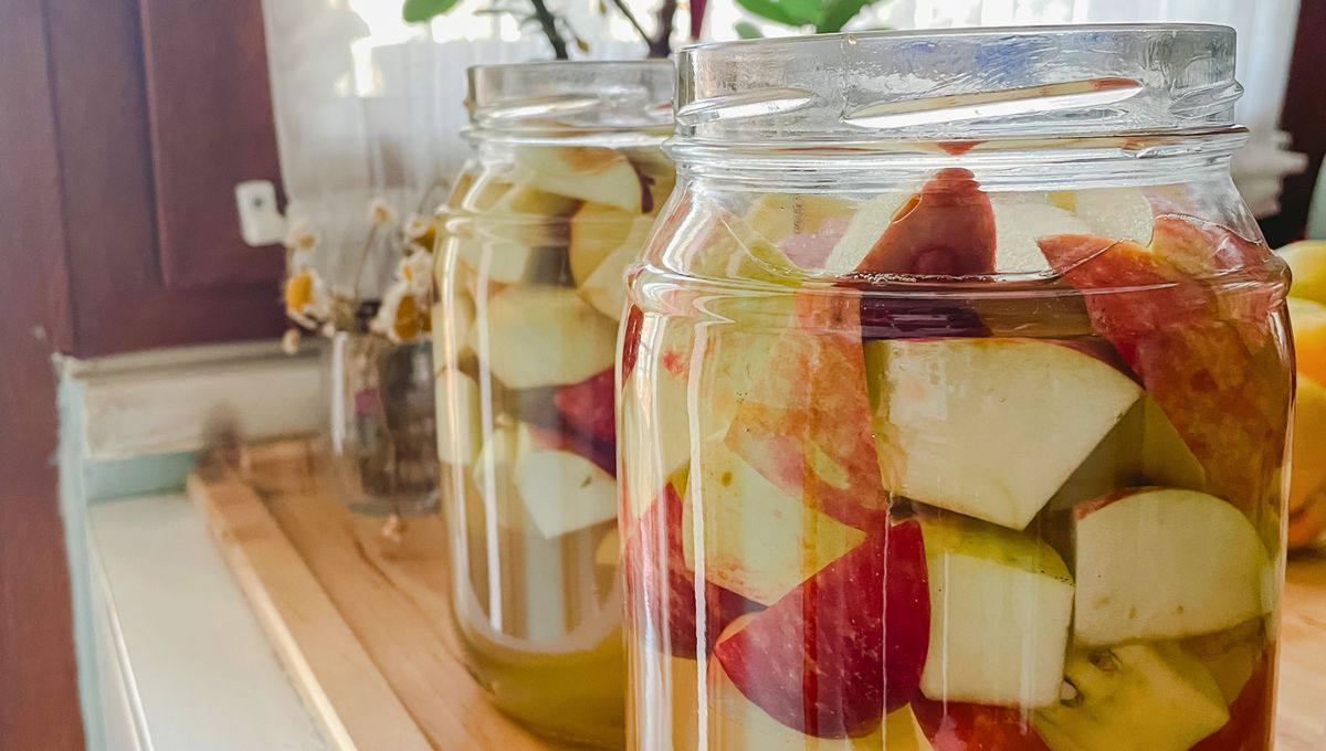 Fabrica tu propio vinagre de manzana en casa.&nbsp;