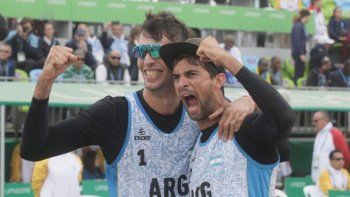 Argentina se quedó con el bronce en el beach voley masculino