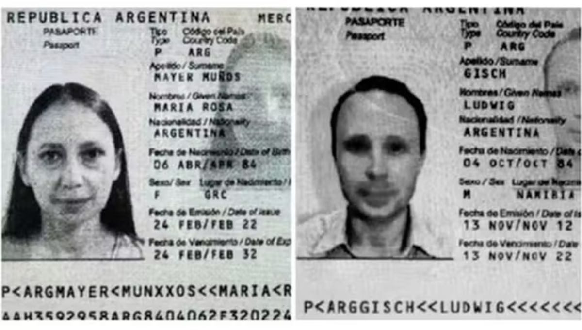 Documentos argentinos de la pareja de espías rusos Documentos argentinos de la pareja de espías rusos