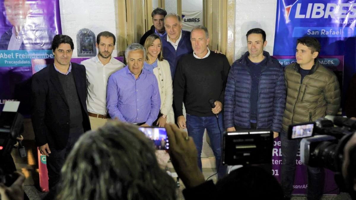 Otros tiempos: Alfredo Cornejo junto a los dirigentes de Libres del Sur. Hoy ya no forman parte de Cambia Mendoza.
