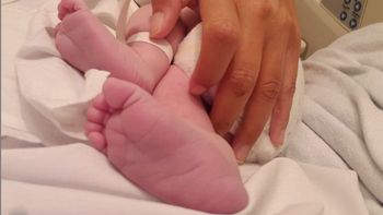 La foto de Emilio, el hijo de Alberto Cormillot y Estefanía Pasquini