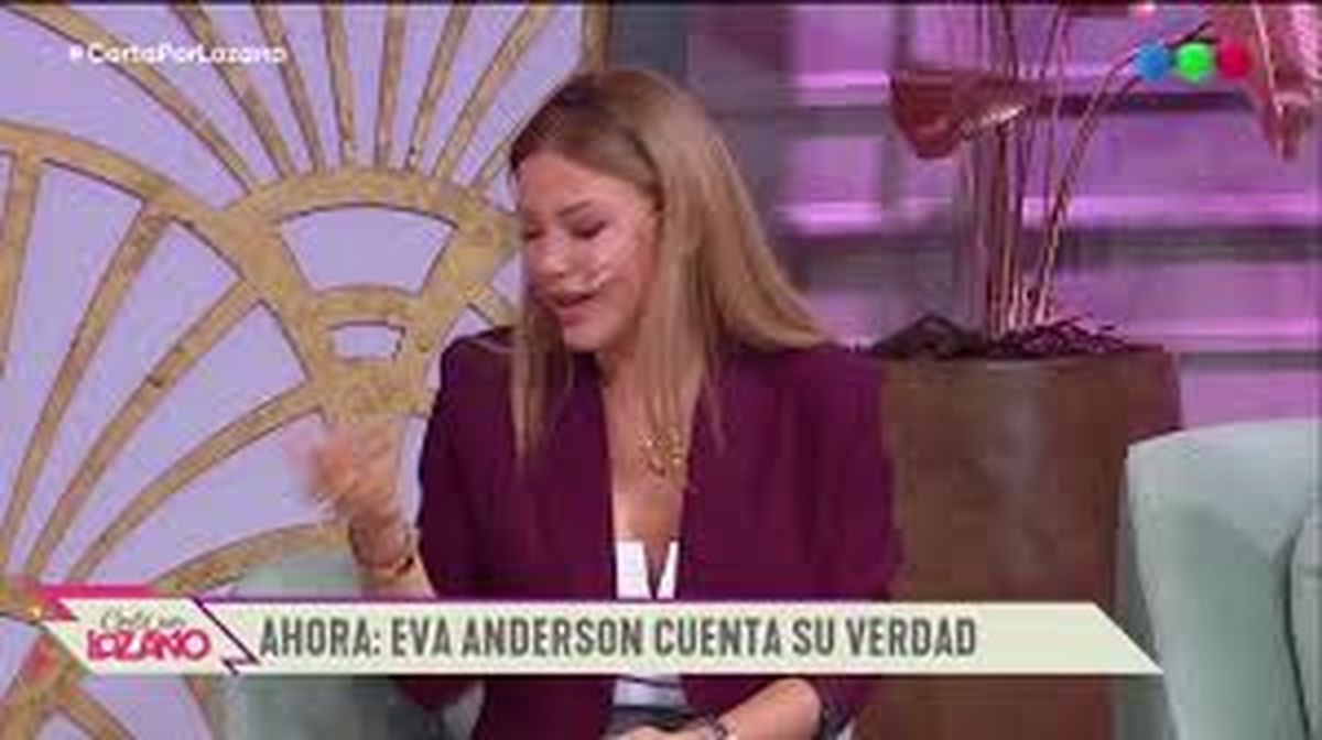 Evangelina Anderson furiosa con Ian Lucas. Evangelina Anderson furiosa con Ian Lucas.