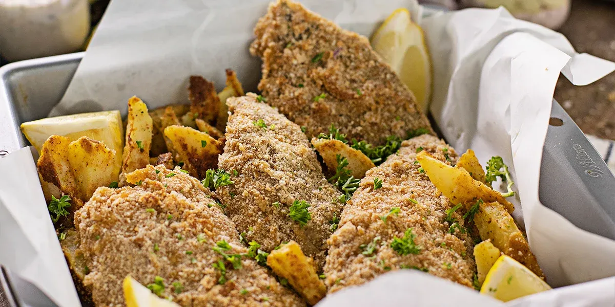 Esta receta es para conseguir el pescado perfecto en la freidora de aire. Esta receta es para conseguir el pescado perfecto en la freidora de aire.