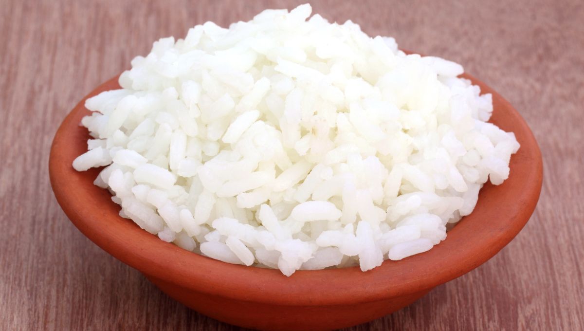 Arroz cocido. Arroz cocido.