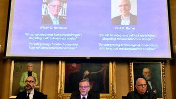 Nobel de Economía a estudios sobre cambio climático, innovación