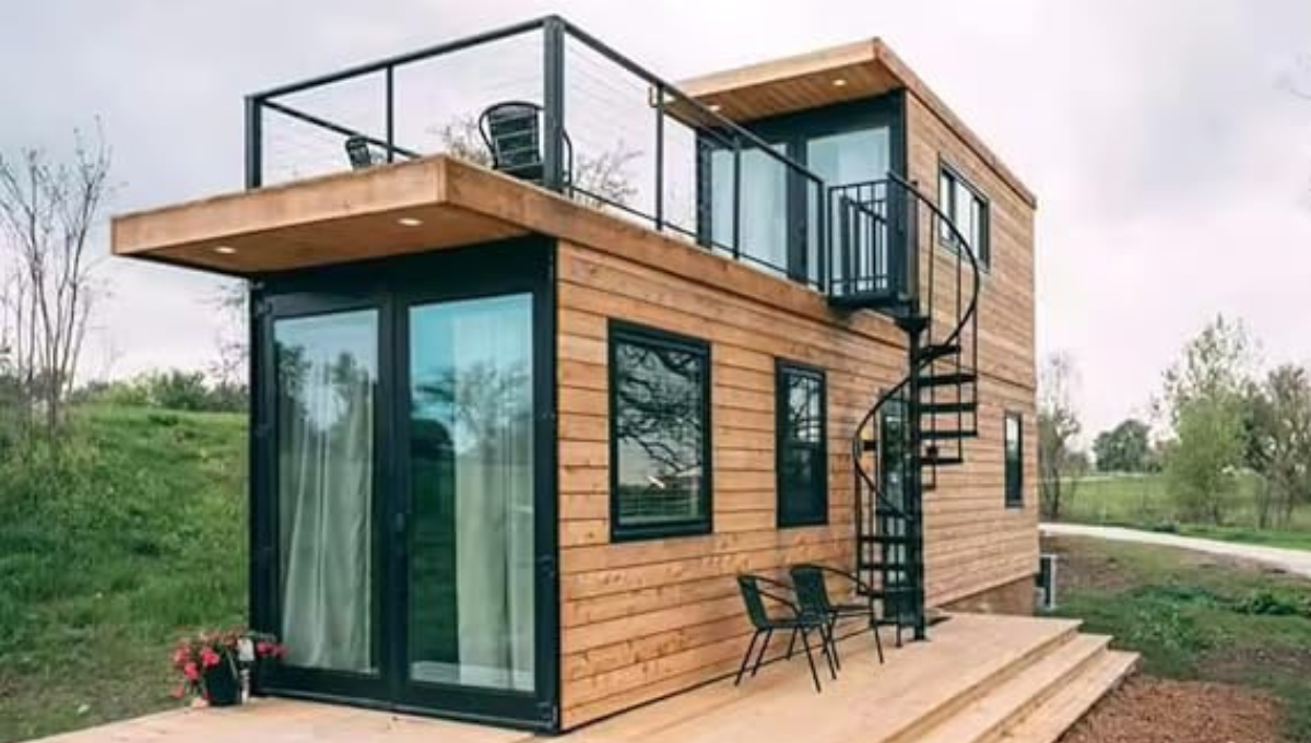 Estilo contemporáneo y terraza: así es la casa prefabricada que se vende por menos de 20.000 dólares