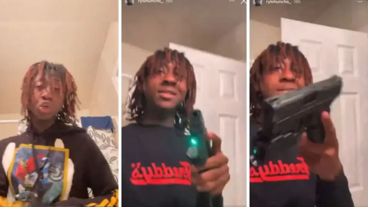 Video: un rapero se mató de un disparo en la cabeza mientras graba una story