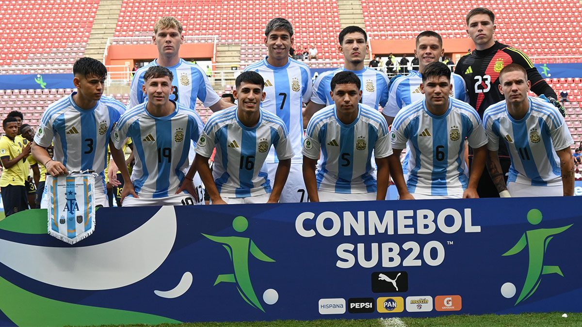 La Selección argentina Sub 20 jugará el hexagonal final del Sudamericano.