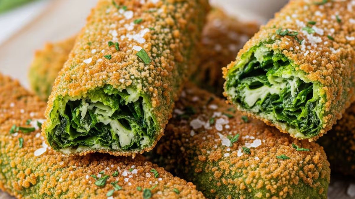 Bajar de peso con esta dieta: la receta de bastones de espinaca para adelgazar