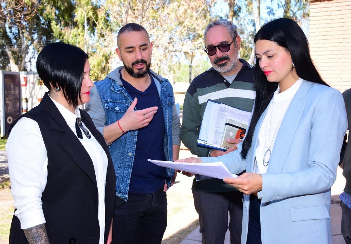 Flor Destéfanis anunció un nuevo plan de obras destinado al distrito de Las Catitas.