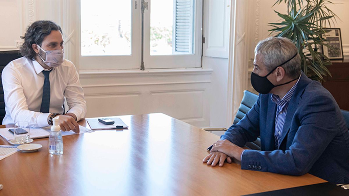 Santiago Cafiero y Jorge Ferraresi analizaron las políticas de vivienda.