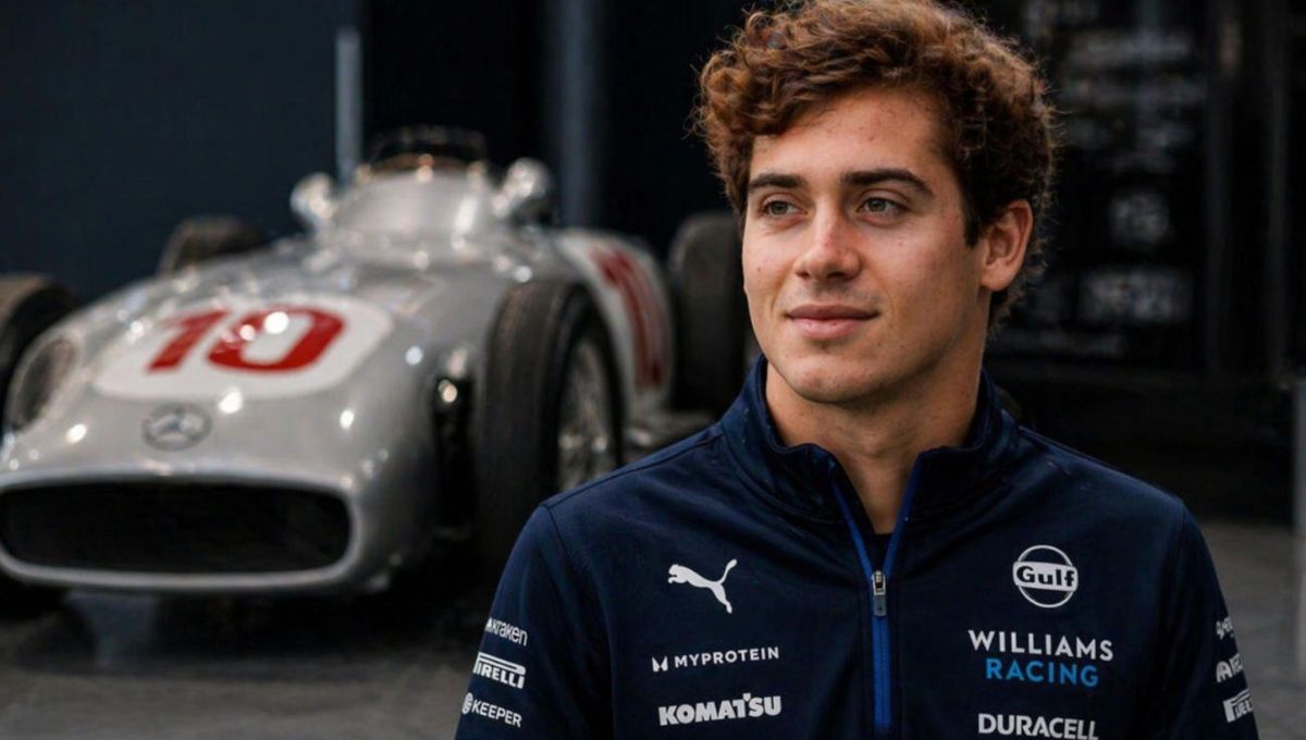 Colapinto manejará un auto histórico en Buenos Aires.