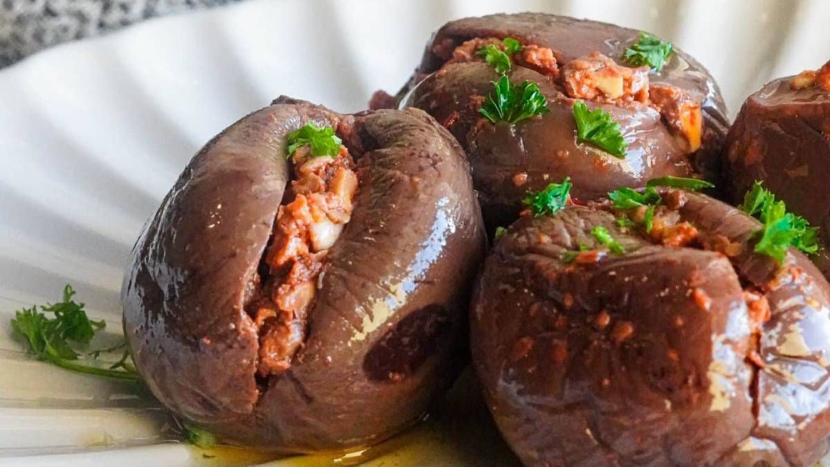 Recetas: berenjenas baby en conserva- Foto: gentileza falasteenifoodie.