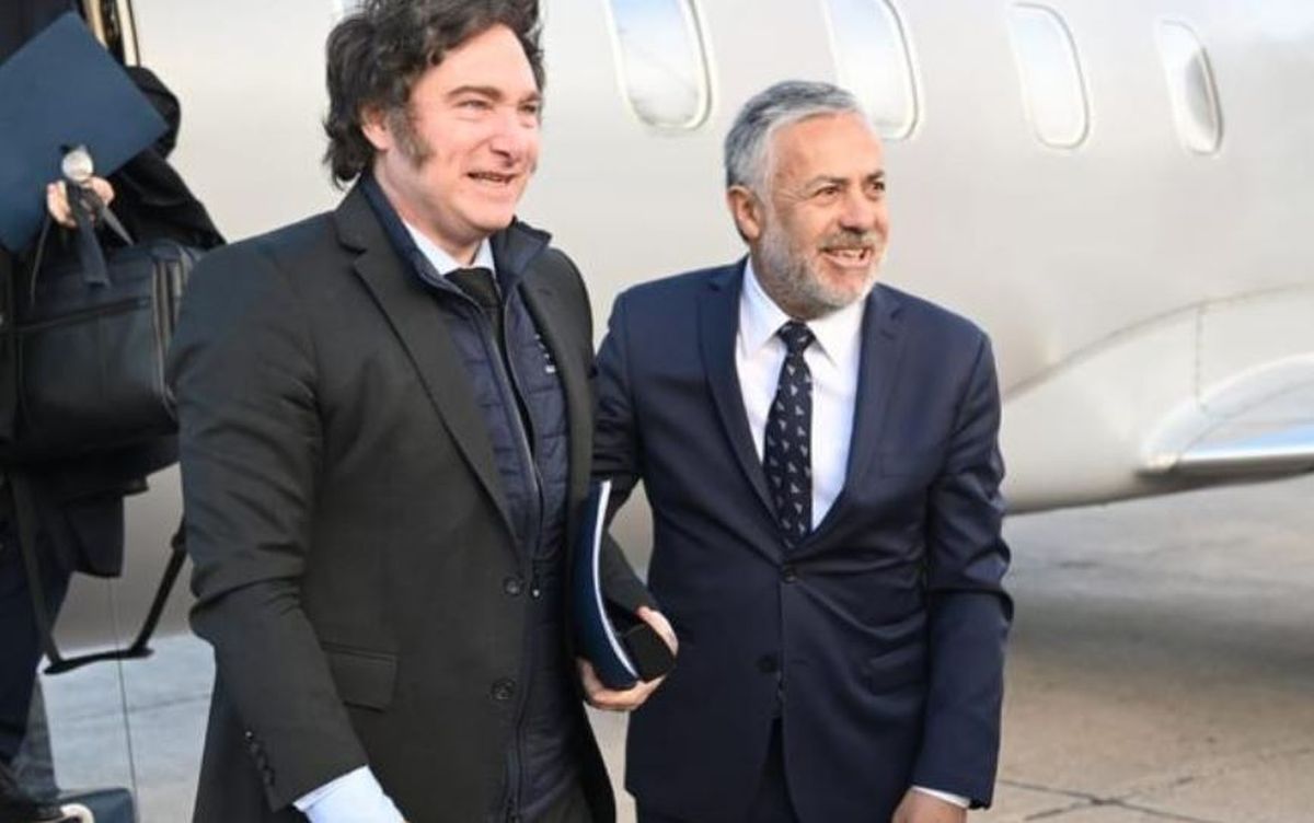 Javier Milei y Alfredo Cornejo, en la primera visita presidencial del mandatario a Mendoza. Javier Milei y Alfredo Cornejo, en la primera visita presidencial del mandatario a Mendoza.