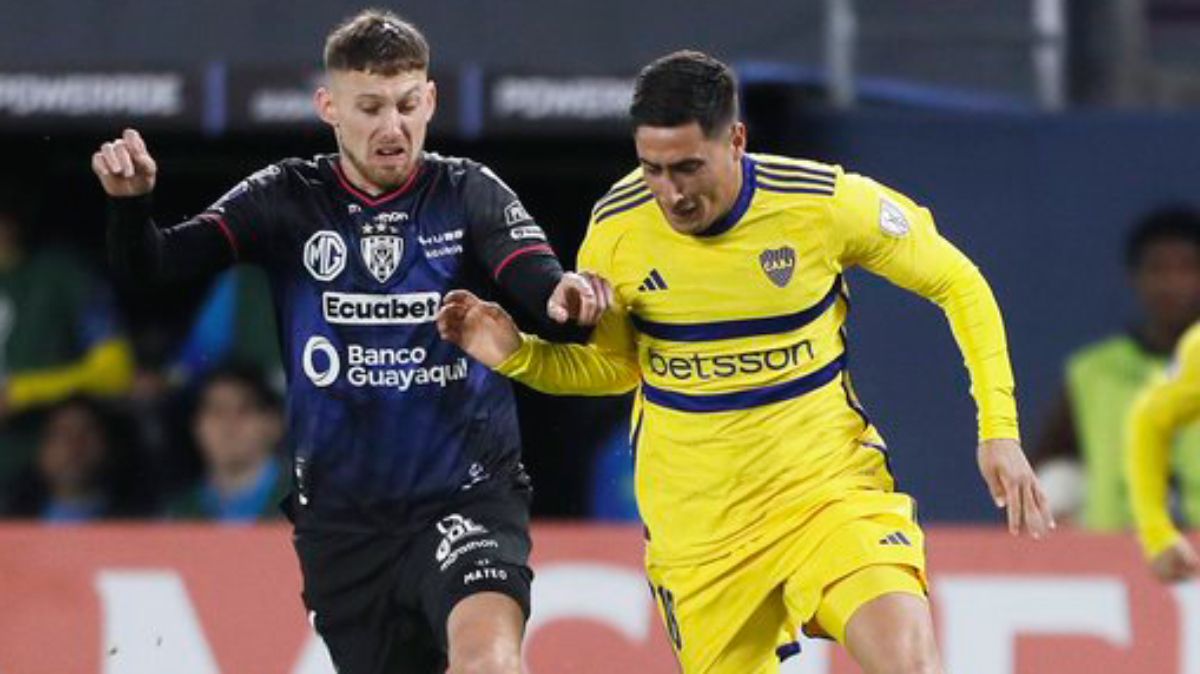 Merentiel en el partido frente a Independiente del Valle. Boca enfrentará a Cruzeiro por los octavos de final. Merentiel en el partido frente a Independiente del Valle. Boca enfrentará a Cruzeiro por los octavos de final. 