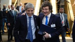 El ministro de Economía Luis Caputo y el presidente Javier Milei. El ministro de Economía Luis Caputo y el presidente Javier Milei.