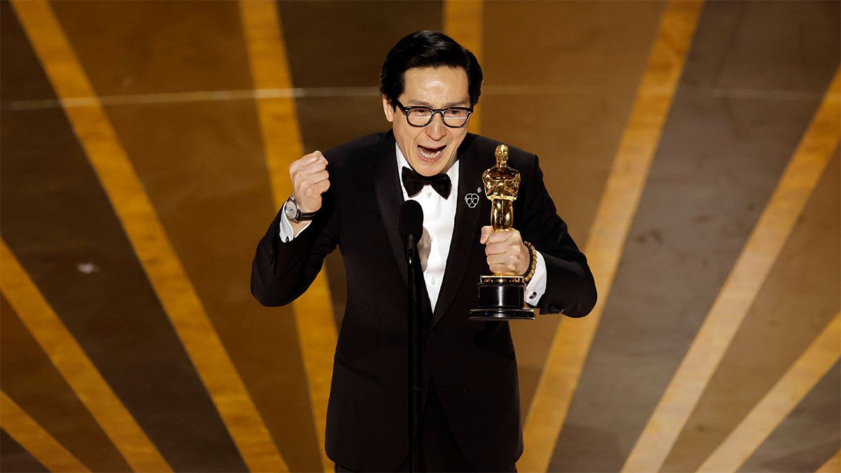 Ke Huy Quan ganó el premio Óscar como mejor actor de reparto tras su participación en la película "Todo en todas partes al mismo tiempo". Ke Huy Quan ganó el premio Óscar como mejor actor de reparto tras su participación en la película "Todo en todas partes al mismo tiempo".