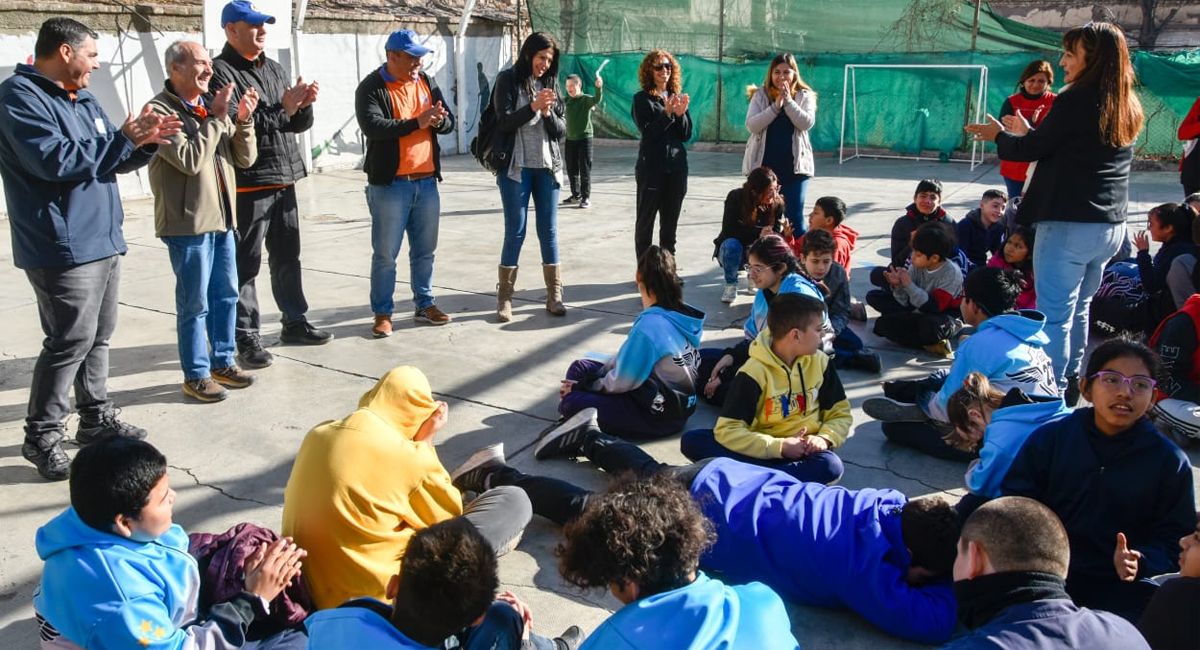Simulacro en la Escuela Pedro Nolasco Ferreyra.