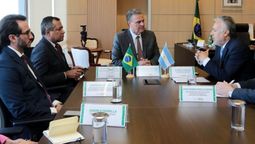 Alfredo Cornejo estuvo la semana pasada en Brasil.