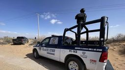 Integrantes de la policía estatal durante un operativo en la frontera en Ciudad Juárez en México. Luego de la asunción de Donald Trump. Crédito: EFE/ Luis Torres.