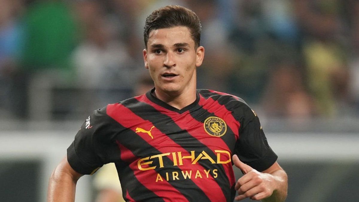 Guardiola no ahorró en elogios para Julián Álvarez